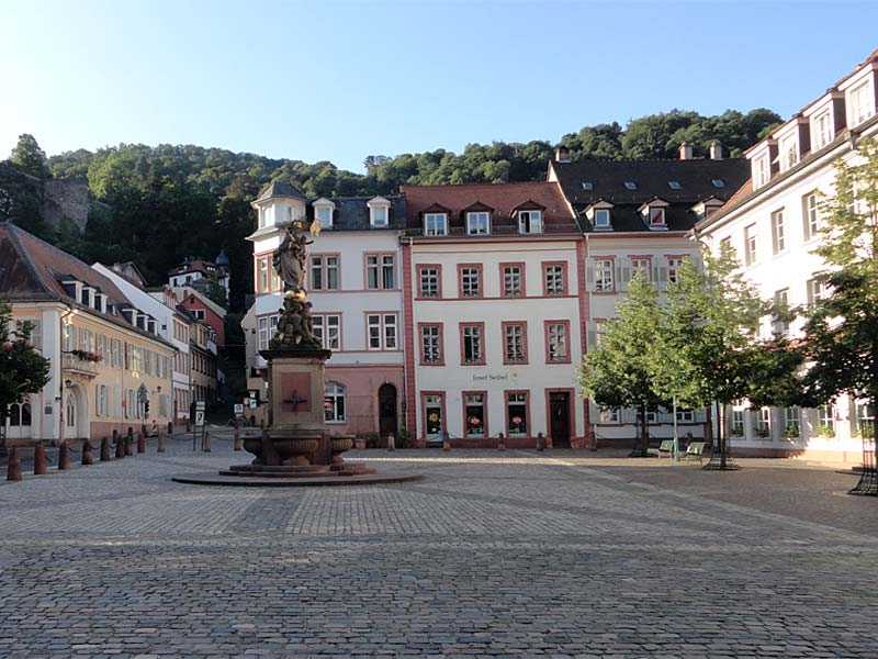 La Kornmarkt à Heidelberg Que Voir